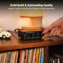 Fosi Audio Q4 Mini Stereo USB Gaming DAC & Headphone Amplifier Audio Converter Adapter for Home/Desktop Powered/Active Speakers