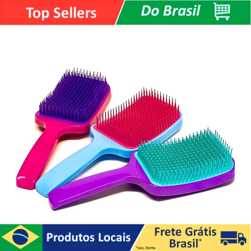 Flexible Haarbürste zum Entwirren von Haaren für alle Haartypen