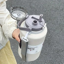2000ML Large Capacity Stainless Steel Thermos Portable Vacuum Flask Insulated Tumbler With Rope Thermal Cup For Home Outdoor