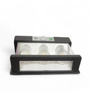 Luminária Solar 3 lampadas com Sensor de Movimento para Parede Externa LED Energia Solar com Filamento Colonial