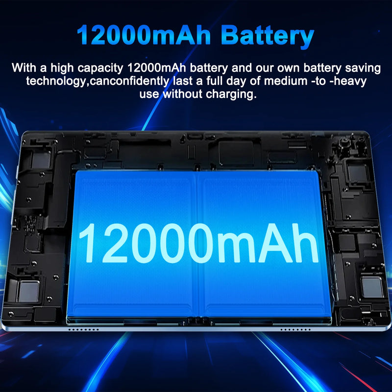 2025 New 5G Tablet 10.36Inch Android 13.0 Tablet MTK6797 16GB RAM 1TB ROM Tablet PC Dual Cameras Dual Sim Card Wifi Type-c