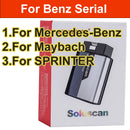Kingbolen Soloscan Creader Elite for Mercedes-Benz Full System OBD2 Scanner,Bidirectional Diagnostic Scan Tool Lifetime Free