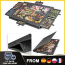 The Assembler | 2-in-1 Portable Felt Puzzle Table with 6 Drawers & Stand