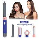 Curling Iron 5 In 1 Curling Stick Set Fast Heating With Curlers Hair Straight hair comb Hair dryer head For Hair Multi Styler