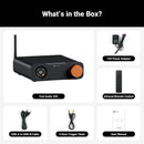 Fosi Audio ZD3 Bluetooth USB Desktop DAC ARC Input, ES9039Q2M Fully Balanced Digital Decoder for Stereo Amplifier with Remote