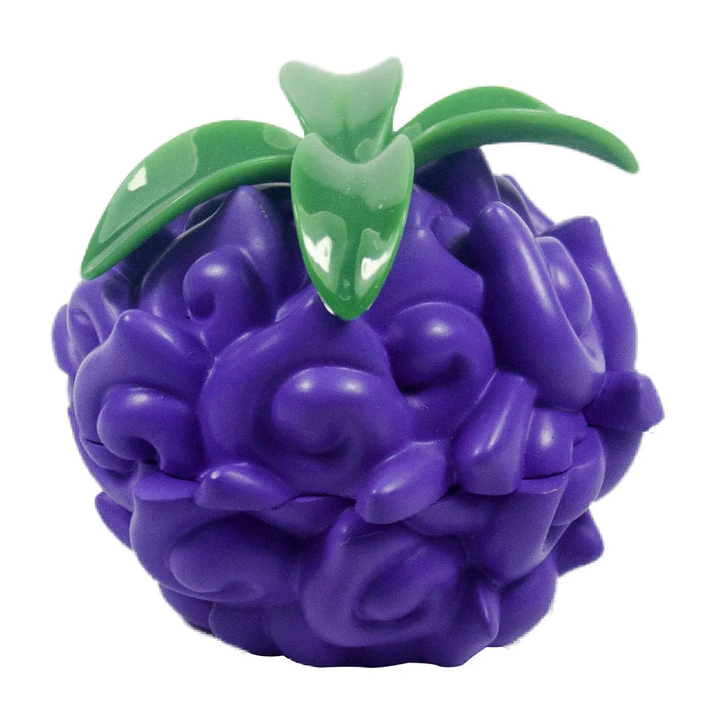 3 Parts 3D Devil Fruit Design Herb Grinder for Spice Durable Plastic with Metal Core,Ideal Gift for Christmas