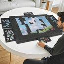 The Assembler | 2-in-1 Portable Felt Puzzle Table with 6 Drawers & Stand