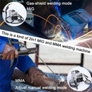 2 In 1 MIG MMA Welding Machine IGBT DC invert Welder Automatic Wire Feeding Contact Welding Non-Gas-shielding Arc Welder