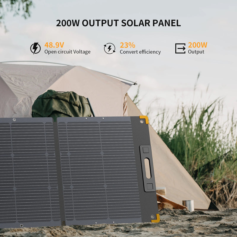 Pecron Solar Charger 36V 200W Foldable Solar Panel Waterproof IP67 For Portable Power Station/Generator Outdoor Travel  Camping