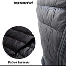 Waterproof Puffer Jacket with Removable Hood