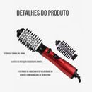 2 in 1 Rotary Brush: Hot Air Compromise and Curler 110V-Efficient Drying and Perfect Modeling for Hair