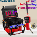 Pipe Inspection Camera 10.1inch1080P Screen,SYANSPAN Sewer Endonscope Self-Leveling 512HZ Sonde/Transmitter Meter Counter 30/50M