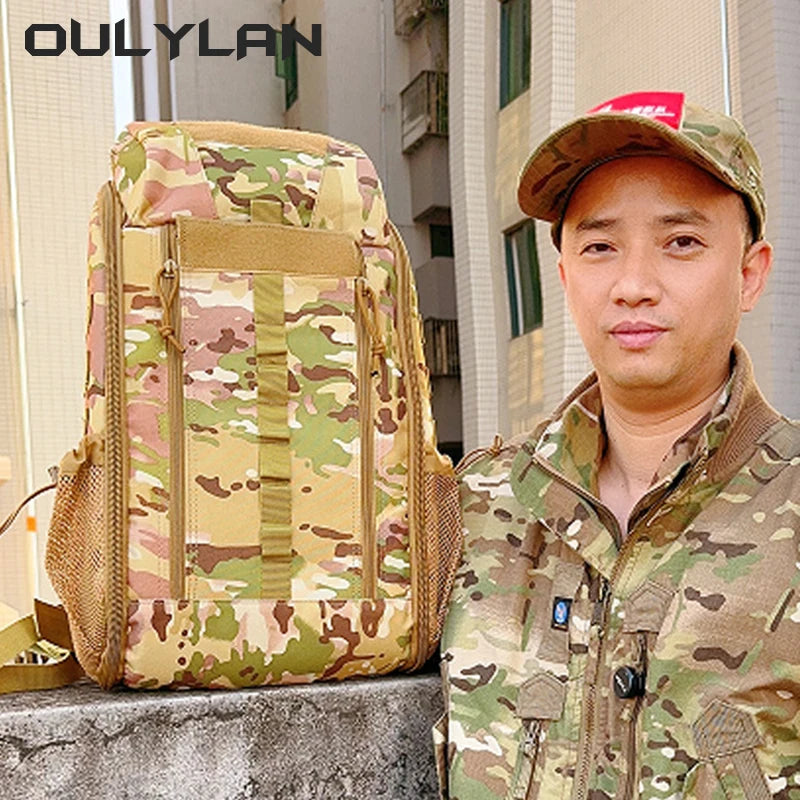 OULYLAN NEW Backpack Tactical Medical Bags Outdoor Hiking Men Cycling Emergency Supplies Package Multi-functional Mountaineering