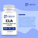 CLA – Fettverbrenner, Appetitzügler, Gewichtsmanagement, schlanke Muskeln und Definition – 120 Kapseln