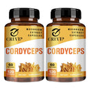 Cordyceps Supplement - Brain Health for Memory and Focus, Relief Stress, Better Mood - 120 Capsules