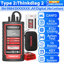 2026 Thinkcar ThinkDiag 2 Ediag Plus ALL Software Canfd Protocol 15 Reset OBD2 Diagnostic Tool Bi-Directional ECU Coding