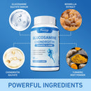 Glucosamine Chondroitin Turmeric & MSM - Supports Joint, Bone and Cartilage Health and Improves Joint Mobility - 120 Capsules