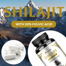 Shilajit 1000mg – Reich an natürlicher Fulvinsäure und Spurenelementen – Verbessert Ausdauer, Konzentration, Gedächtnis & Immunabwehr – 120 Kapseln