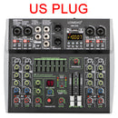 99 DSP Effects Mixing Console Podcast Mini 4/6 Channels Sound Audio Mixer Individual 48V Bluetooth USB PC Play Record AM-AX4/6
