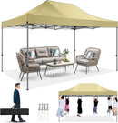 Gazebo 3x4.5m Waterproof Stable Outdoor Foldable Garden Gazebo without sidewall, for Party Tent, UV Protection 50+
