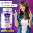 Liver Health Support, 28-in-1 Liver Cleanse, Detox & Repair Fatty Liver Formula with Artichoke, Dandelion - 120 Capsules