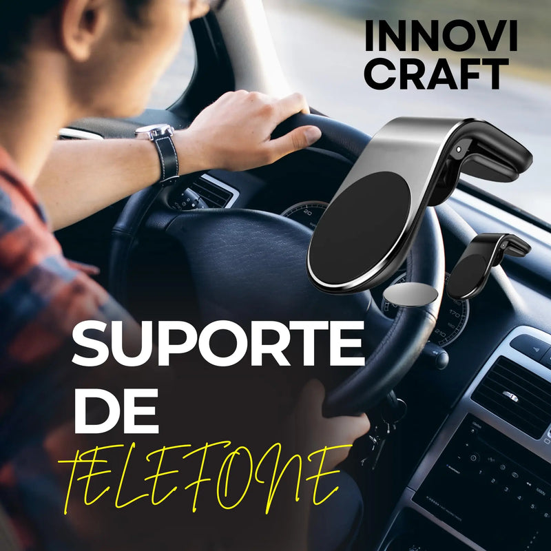 360 ° Magnetic Vehicle Phone Holder with Anti-Slip Base