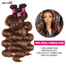 Ombre Brown Brazilian Body Wave Human Hair Bundles