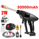 30Bar Akku-Hochdruckreiniger 20000mAh Schaumwasserpistole Spritzpistole für Auto Haus Garten Reinigung