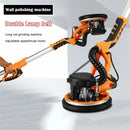 9-inch Electric Drywall Sander 225MM Wall Grinding Machine Putty Dustless selfvacuum LED Long Rod Polishing Sand Paper Machine