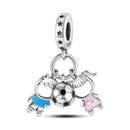 2024 Expect Amazing Carnival Charms Bead 925 Sterling Silver Play Football Dangle Fit Bangle Bracelet Necklace DIY Jewelry