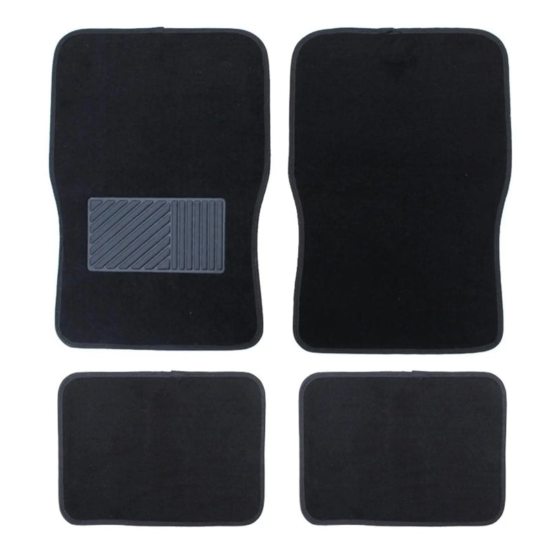 Carpet Car Mats 4 Piece Sets Universal Non-Slip Car Mats, Protection for Tourism