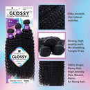 Shake-N-Go Glossy Virgin Remy Hair Weave 3 Bundles Spanish Curl – Soft, Shiny, Natural Look, Full Volume, Easy Styling