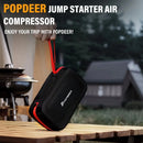 POPDEER PD-JA3 5000A 4-in-1 Jump Starter, 150PSI Air Compressor, 12V USB Powerbank with LCD Display, 10L Gas/8L Diesel