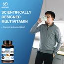 Men's Multivitamin Supplements - Antioxidant, Bone, Immune, Energy, Metabolism, Muscle Function - 120 Capsules