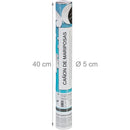 KROWN White Butterfly Cannon for Wedding, White Concetti Canyon in the Shape of Butterflies, Wedding and Anniversaries, Paper-cardboard, 40 cm, White, Details and Gifts, Weddings, Communions, Birthday, baptisms