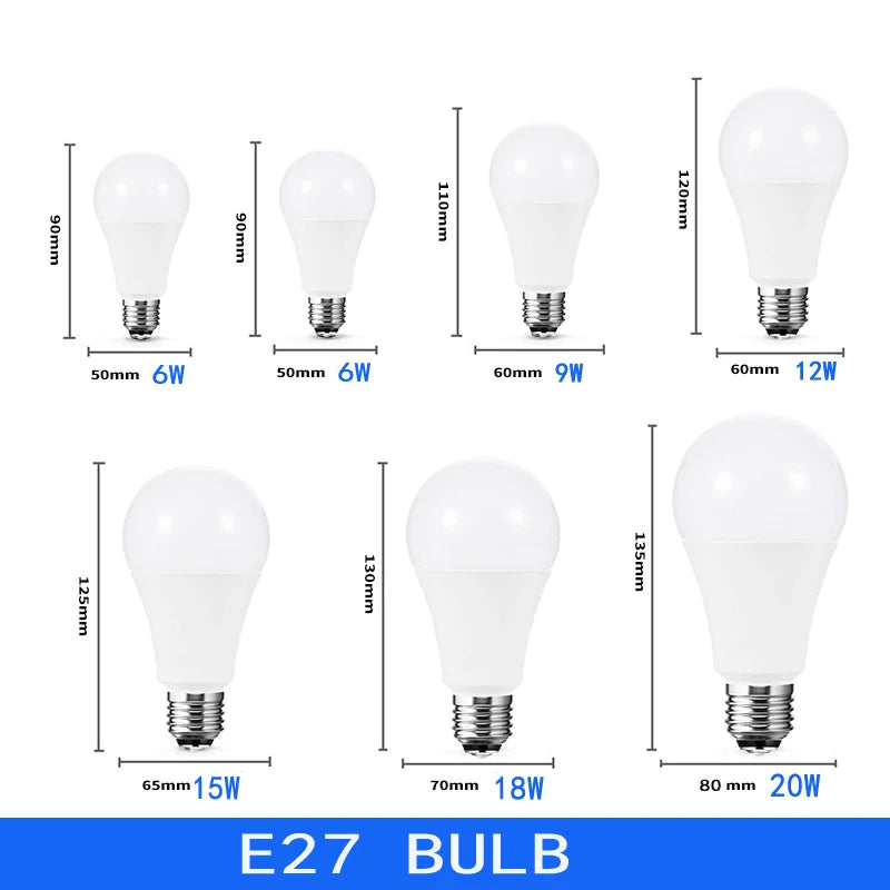 10pcs E27 LED Bulb Lights DC 12V lampada luz E27 lamp 3W 6W 9W 12W 15W 18W spot bulb Led Light Bulbs for Outdoor Lighting AP 12V