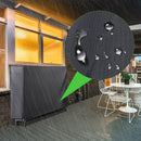 48" Large Metal Indoor Outdoor Fire Wood Log Rack With Cover, Waterproof Firewood Storage, Heavy Duty for Home and Outdoors