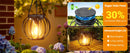 The Halo Lantern | Set of 4 Waterproof Solar Hanging Lanterns