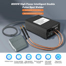 8000W Spot Welder Portable Tool Manual 0 -1200A Adjustable Nickel Spot Nickel Sheets  for 18650 Lithium Batteries