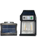 Solarleuchte 2 Lampen mit Bewegungssensor für Außenwand LED Solarenergie mit Kolonial-Glühbirne