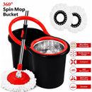 The Spinhouse | 360° Spin Mop Bucket Set with Stainless Steel Wringer
