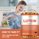 Lutein - Eye Health Supplement, Contains Lutein and Zeaxanthin, Supports Vision Health, Relieve Eye Fatigue - 120 Capsules