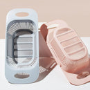 Retractable Sink Drainer with Handles and Adjustable Basket for Fruit and Vegetable Dishes Versatile Organization for Kitchen and Home