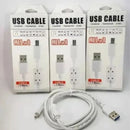 Cabo para carregar USB - V8 MICRO, Tipo C 1.5m dados E carga Com Filtro Reforçado All In 1