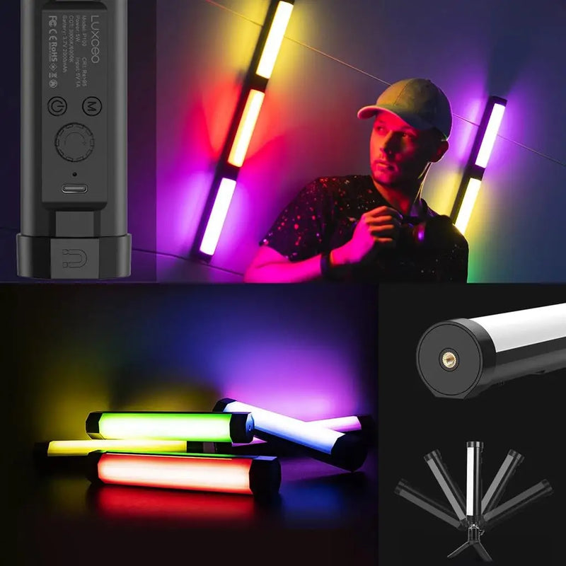 Sword Bastao Led Care Rgb Luxceo For Studio Video Photography Professional With P100 Control