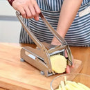 1pc manual stainless steel vegetable slicer -430 level square blade potato cucumber slicer, multifunctional kitchen tool