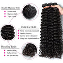The Caspian Collection | European Human Hair Deep Wave Bundles, 3-Piece Set