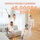 Inse S7P cordless vacuum cleaner 45KPa dust cup 1,3 L removable battery for animal hair Carpet hard floors
