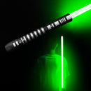 PHS Dueling Lightsabers,4 Modes Sounds for Adults,Black Metal Hilt Light up Sword Toys for Birthday Party Favors (99cm)