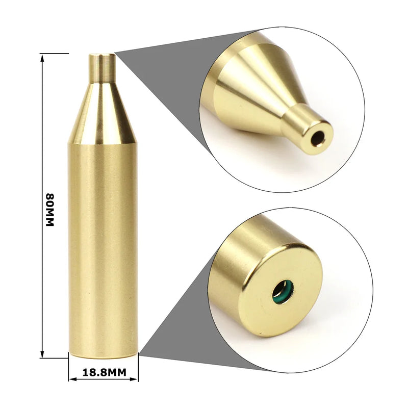 New Pneumatic CO2 S-TW And RG Threaded Airsoft Conversion Kit  Replacing 12g Cartridge With 8mm Quick Plug